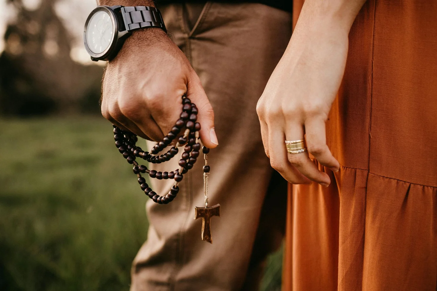 A man and woman standing close to each other | Image Source: Pexels